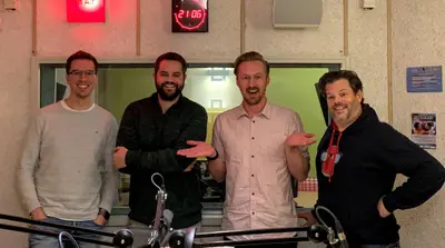 Guido with Mark Nottingham at a tech conference