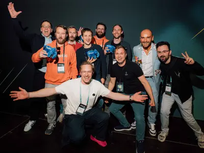 Guido engaging with attendees at Spryker Day