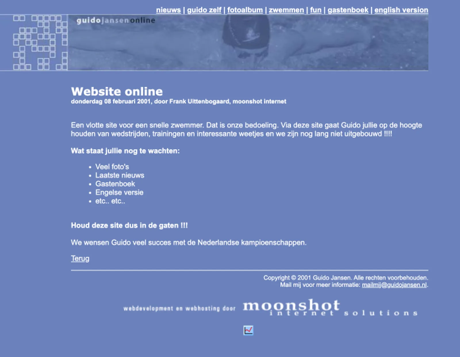 Cover for Website Online