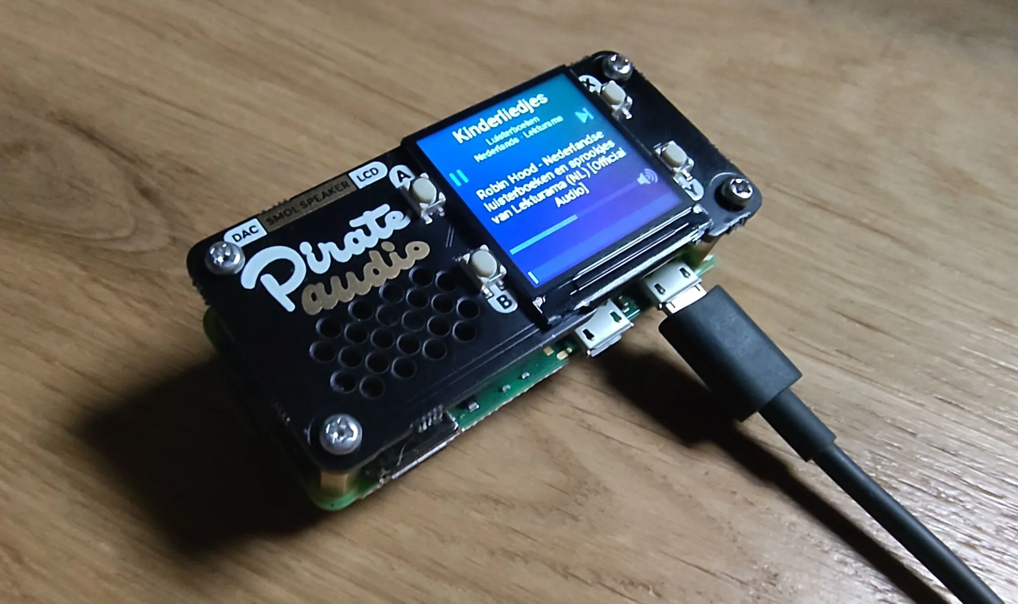 Cover for RPi Pirate audio side project