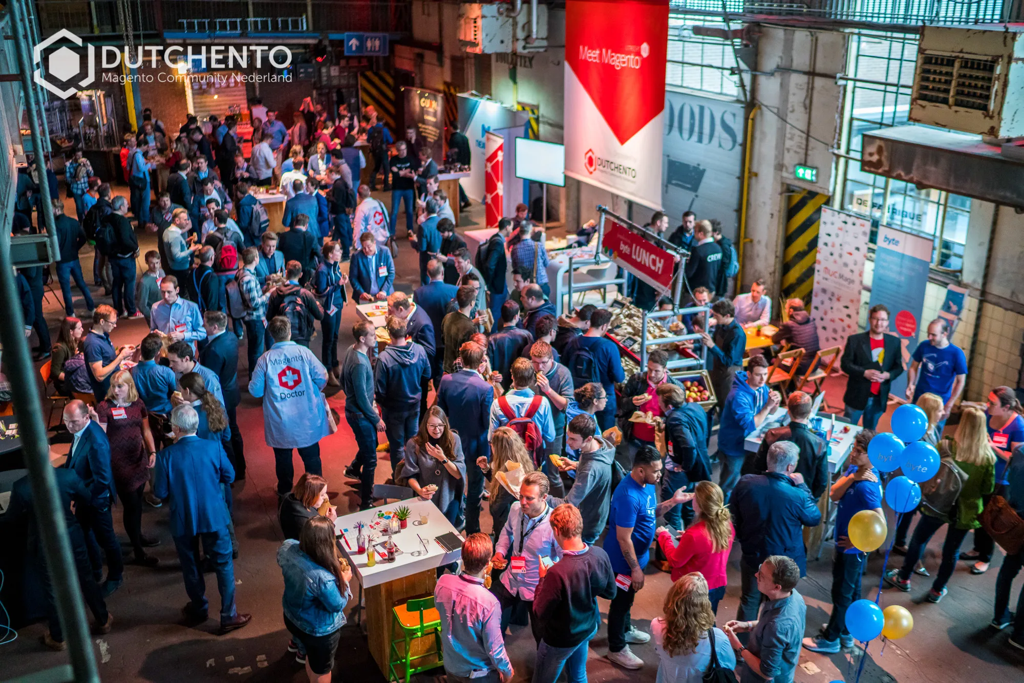 Meet Magento 2017 in Utrecht, The Netherlands. Lunchtime!