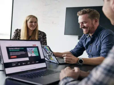Guido working at the office