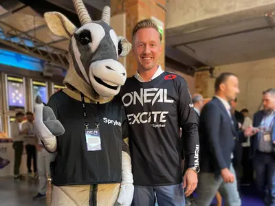 Guido with colleague Oskar at the office